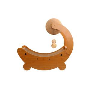 Forma di scafo per animali domestici letto per gatti graffiatura scratching board per animali domestici casa per uso doppio letto per gatti in carta ondulata scratching board giocattolo - Product Image 4