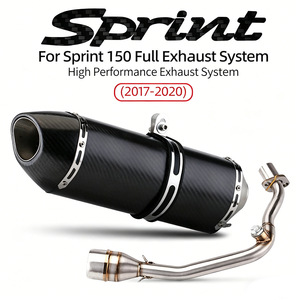 ท่อไอเสียรถมอเตอร์ไซค์สแตนเลสแบบดัดแปลงสำหรับ <span class=keywords><strong>Sprint</strong></span> <span class=keywords><strong>150</strong></span>/125/3V Primavera ผลิตในจีน - Product Image 3