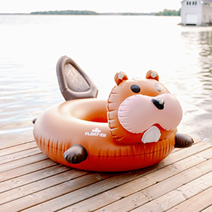Flotador Inflable de PVC con Forma de Animal Personalizado para Fiestas de Verano, Flotador de Piscina con Forma de Castor - Product Image 5