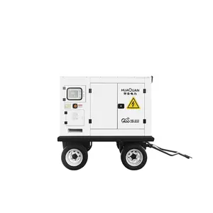 Kleiner mobiler leiser Diesel generator 20/30/40/50kW 50Hz Home Reserve