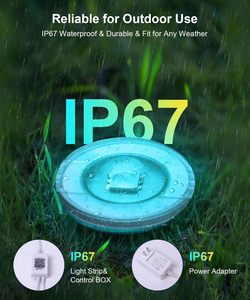Outdoor Christmas Light <b>Led</b> Rgbw Colorful Rgb Pixel Waterproof Christmas Lights House Permanent Light Track - Product Image 4