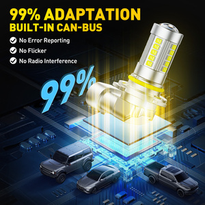 หลอดไฟ LED AUXITO H10/9145/9140 แสงสีขาว สำหรับไฟตัดหมอก ไฟเดย์ไลท์ DRL 6500K - Product Image 4