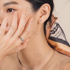 Gemnel última joyería de plata 925 personalizada día y noche anillo de sello de perla madre blanca y negra - Product Image 4