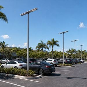 Farola LED Solar Inteligente con GPS CAT-1, con un ID Único para Cada Lámpara, Fijación al Poste e Inteligencia de Activos Controlada por el Propietario - Product Image 2