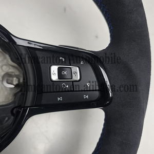 Volante Deportivo de Fibra de Carbono Alcantara, el Más Vendido de Fábrica, para Volkswagen, para VW GTI7 Golf MK7 - Product Image 5