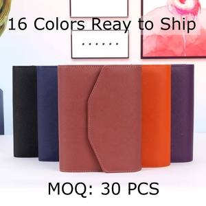 Yihe reliure à anneaux 15 couleurs petit cuir Saffiano A6 <span class=keywords><strong>budget</strong></span> planificateur Top vendeur école/bureau papeterie bureau papeterie cadeau - Product Image 2
