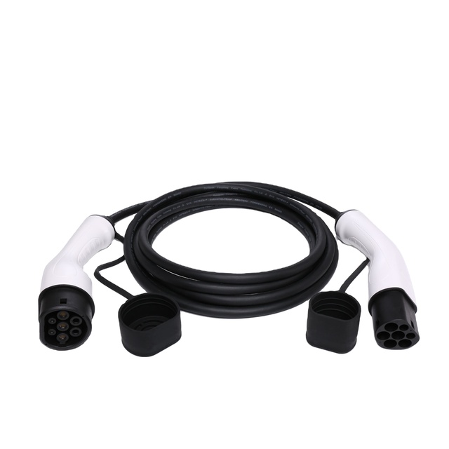 Factory Supply Type 2 Charging EV Cable 5 m 32A 22kW EVSE Extension Cable Type 2 Charger Accept Customized Logo