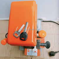 DEFU DF-368A Machine à découper et à dupliquer les clés en acier inoxydable, orange, nouvelle machine à clés de voiture, 120W, tension universelle