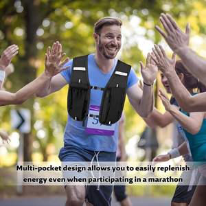 Chaleco de Hidratación para Correr, de Nailon, Ultraligero, Transpirable, Impermeable, para Maratón, Ciclismo, para Hombre - Product Image 6
