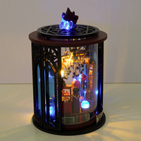 Lampu Malam Peri Ajaib DIY Mainan Kayu Bercahaya Dekorasi Grosir Hadiah Ulang Tahun Buatan Tangan Model Kreatif untuk Usia 14 Tahun Kotak Warna