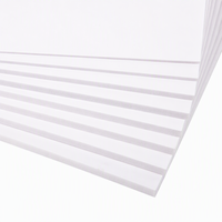 Panneaux publicitaires en Forex rigide blanc haute densité, panneaux de construction en PVC imperméables, prix de gros