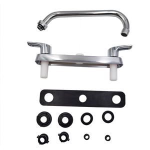 Nam Mỹ đôi xử lý lưu vực bồn rửa nhà bếp Vòi 8 "inch Chrome nhựa vòi nước NBYT-30337 - Product Image 6