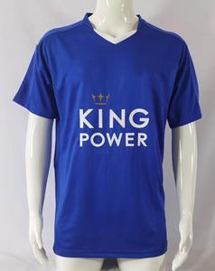 Maillot de football rétro VARDY Morgan Okazaki Mahrez Kante NDIDI Drinkwater IHEANACHO WINKS FAES MAVIDIDI DAKA COADY  Chemise classique - Product Image 4