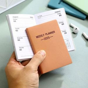 Agenda Morandi Inglesa Mini Portátil A7, Libreta de Bolsillo 2025/2026, 60 Páginas, Planificador Diario para el Aprendizaje Escolar - Product Image 3