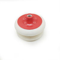 Disques de polissage en feutre de laine personnalisables OEM en gros pour le polissage des voitures, carrosseries de voitures, matériau 100% laine, grain abrasif fin 150-200