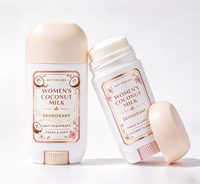 Déodorant stick pour femmes à la fleur de cerisier, parfum longue durée, déodorant solide naturel anti-transpirant, étiquette privée
