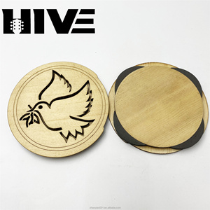 Präzisionsgeschnitzter Original-Schalllochring für Akustikgitarre aus Holz, Schalldämpfende Abdeckung für Folk-<span class=keywords><strong>Gitarre</strong></span> - Product Image 4