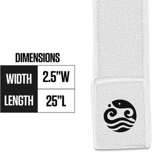 Logo personnalisé noir blanc Football Streamer serviette mince sport serviette sèche mains Football accessoires - Product Image 5