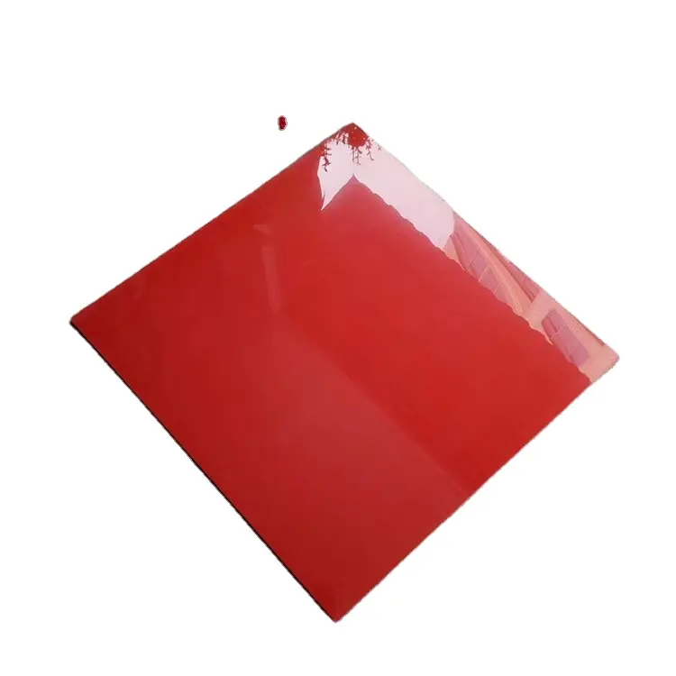 Kırmızı seramik karo 12x12 saf renk sırlı porselen yer karoları