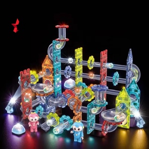 Tiktok Xu Hướng Thông Minh 3D Nam Châm Xây Dựng Khối Gạch 100PC Giáo Dục Ánh Sáng Xây Dựng Từ Khối Bộ Cho Trẻ Em - Product Image 1