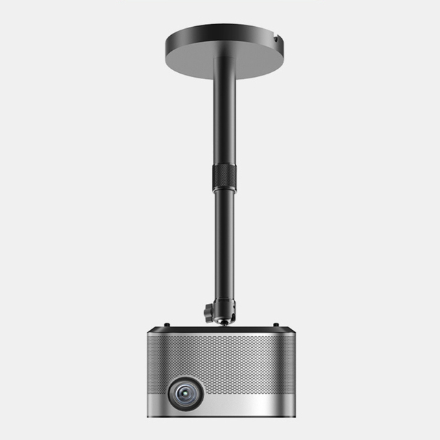 Telescopic projector wall mount bracket aluminium alloy adjustable universal gimbal conference and home projector mount