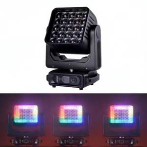 <span class=keywords><strong>Lampe</strong></span> de scène LED DMX512 RDM 500W 25pcs 15W Tianxin LED, contrôle maître-esclave, aspect métallique noir pour spectacle de scène - Product Image 1