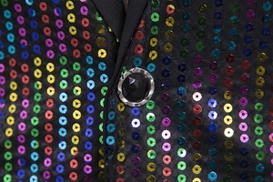 Nanchang Xihui-<span class=keywords><strong>traje</strong></span> de <span class=keywords><strong>lentejuelas</strong></span> para hombre, <span class=keywords><strong>traje</strong></span> de noche para espectáculo, ropa Formal de negocios, Blazer - Product Image 3