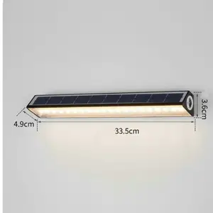 4 modos de trabajo USB Solar recargable Led antorcha tubo de luz imán portátil emergencia Camping linterna alarma linterna solar