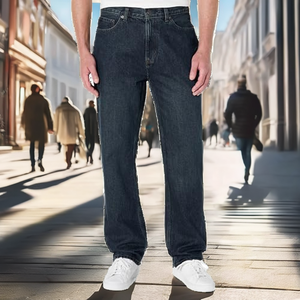 2026 Y2K Hip Hop Casual Trendy Loose Unique Pearl Design Pocket Lightweight Daily Street Pants Cotton Men's Sports Denim - Product Image 2