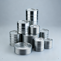 211 #   Tutup Aluminium Mudah Dibuka 65.3mm untuk Stoples Kaca Selai Madu Makanan Bayi