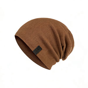 Gorro de Punto Cálido de Invierno de Algodón, Unisex, Clásico, con Puño Elástico, Estilo Casual - Product Image 2