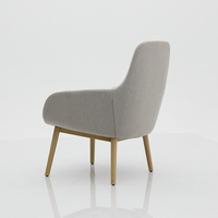 Fauteuil de salon moderne en cuir PU souple pour hôtel, fauteuil de club, fauteuil de détente blanc, fauteuil d'appoint
