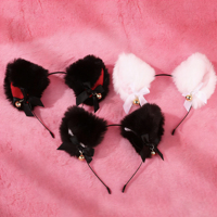 Jouets anaux : Plug anal queue de renard avec bandeau oreilles de chat et collier, jouets sexuels anaux en métal pour femmes