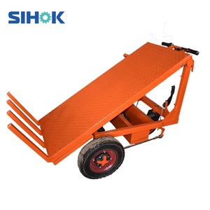 รถเข็นขนของหนัก 3 ล้อ สำหรับงานก่อสร้าง บรรทุกอิฐ 1000 กก. ใช้พลังงานแบตเตอรี่ แบบไฟฟ้า - Product Image 1