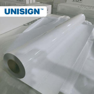 Rollo de Vinilo Blanco Autoadhesivo de PVC Imprimible con Tinta EcoSolvente, Brillante, de 120/140g, para Material de Póster en Autobuses/Ventanas, Publicidad - Product Image 2