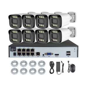 OEM ODM <span class=keywords><strong>ชุด</strong></span>กล้อง IP แบบ POE มองเห็นใน4MP 5MP กลางคืนสี8MP 4CH 16CH 8CH 2Way พูดคุย POE NVR Kit ระบบกล้องวงจรปิดรักษาความปลอดภัย - Product Image 2