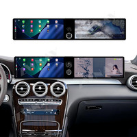 ZWNAV double 12.3 pouces Carplay pour mercedes-benz GLC 2015-2021 multimédia GPS Navi WIFI écran tactile lecteur autoradio Wirecarplay