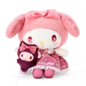 Muñeca de Peluche Melody Kuromi con Falda Rosa Morada, Adorable Muñeca Decorativa, Personaje de Anime Famoso, Juguetes de Peluche para Niñas, Regalo - Product Image 4
