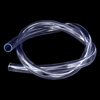 Tuyau flexible en PVC transparent, tube d'eau en plastique haute transparence, découpé sur mesure pour aquarium, jardinage, transfert d'eau, transport d'huile