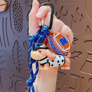 Creative Dachshund Doll <b>Keychain</b> 3D Cartoon Puppy Couple Bag New Pendant - Product Image 4
