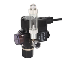 Régulateur de CO2 pour aquarium en aluminium à une seule étape DICI DC02-02C, solénoïde, compteur de bulles, clapet anti-retour, utilisation pour le paintball, pression de 0 à 90 psi