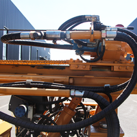 Foreuse pneumatique sur chenilles CE approuvée MKDQZ-180 pour puits d'eau, profondeur de forage 180 m, machine de forage de puits