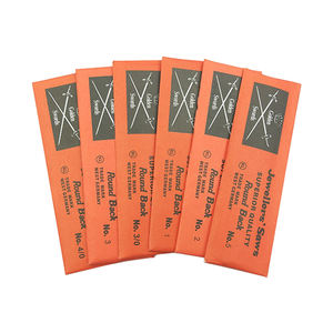 Lames de scie en acier pour bijoux en forme d'épée dorée, 144 pièces/paquet, pour la découpe de métaux (or, argent) et la gravure artisanale - Product Image 2