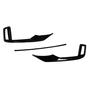 Separador de labios de barbilla de parachoques delantero de fibra de carbono seco real para <span class=keywords><strong>Audi</strong></span> <span class=keywords><strong>RS3</strong></span> solo 17-19 - Product Image 6