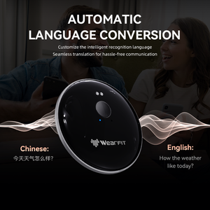 <span class=keywords><strong>Dispositivo</strong></span> Traductor Inteligente Wearfit AI 102, Traductor de Voz Instantáneo en Tiempo Real con Más de 50 Idiomas - Product Image 1