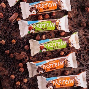 Tùy chỉnh in logo sô cô la năng lượng thanh túi trở lại niêm phong nhôm lá mờ Gummy Cookie kẹo protein thanh Túi - Product Image 2