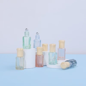 Botella de perfume de muestra transparente de 3ml con tornillo de tapa enrollable Esencia de vidrio de anís estrellado de color sellado para bola - Product Image 3