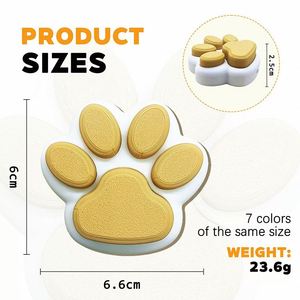 Juguete Antiestrés con Diseño de Pata de Gato 3D, Botón de Presión y Llavero - Product Image 6