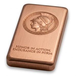 Barre commémorative en cuivre massif de 1 kg, estampillée en relief 3D personnalisée, pour les cadeaux d'anniversaire d'organisation ou d'événement - Product Image 2
