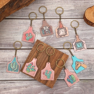 Western Farm, Cactus, Cabeza de Caballo, Letrero de Madera, Llavero, Bolsa para Coche, Colgante, AliExpress, <span class=keywords><strong>Shein</strong></span> - Product Image 1